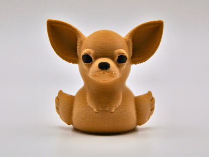 Chihuahua Duck 3D Printed Tiny Guardian Figurine