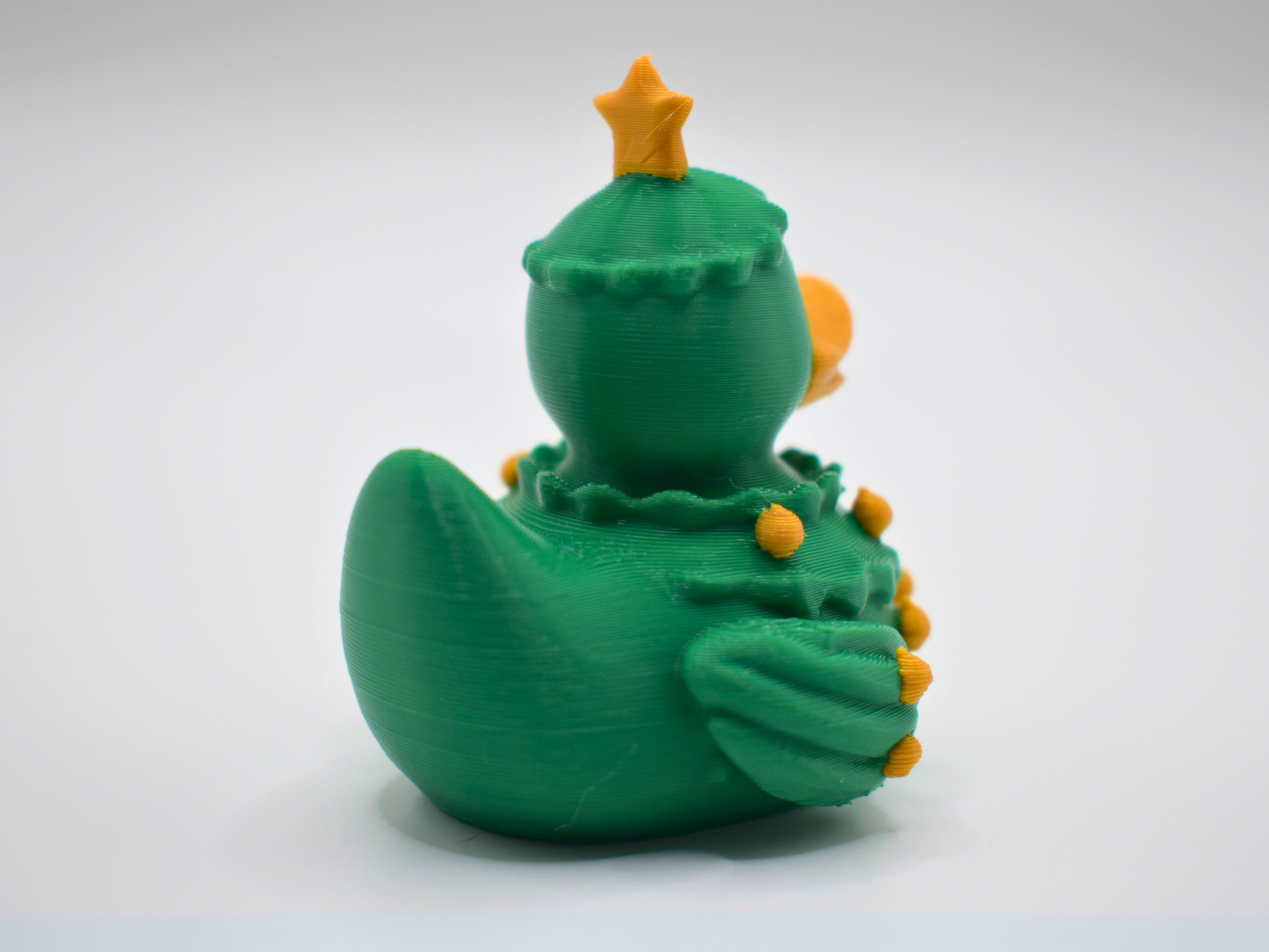Christmas Tree Duck 3D Printed Holiday Decor Figurine