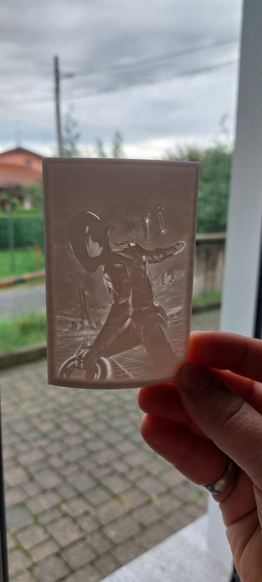 Custom Lithophane High Quality 3D Printed Standing Photographs - 3DEvricPrinting