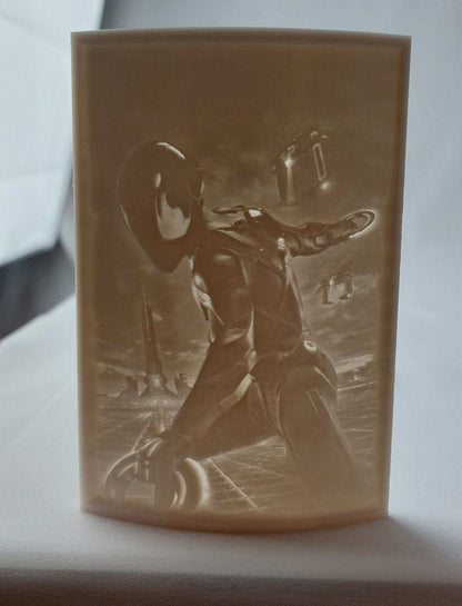 Custom Lithophane High Quality 3D Printed Standing Photographs - 3DEvricPrinting