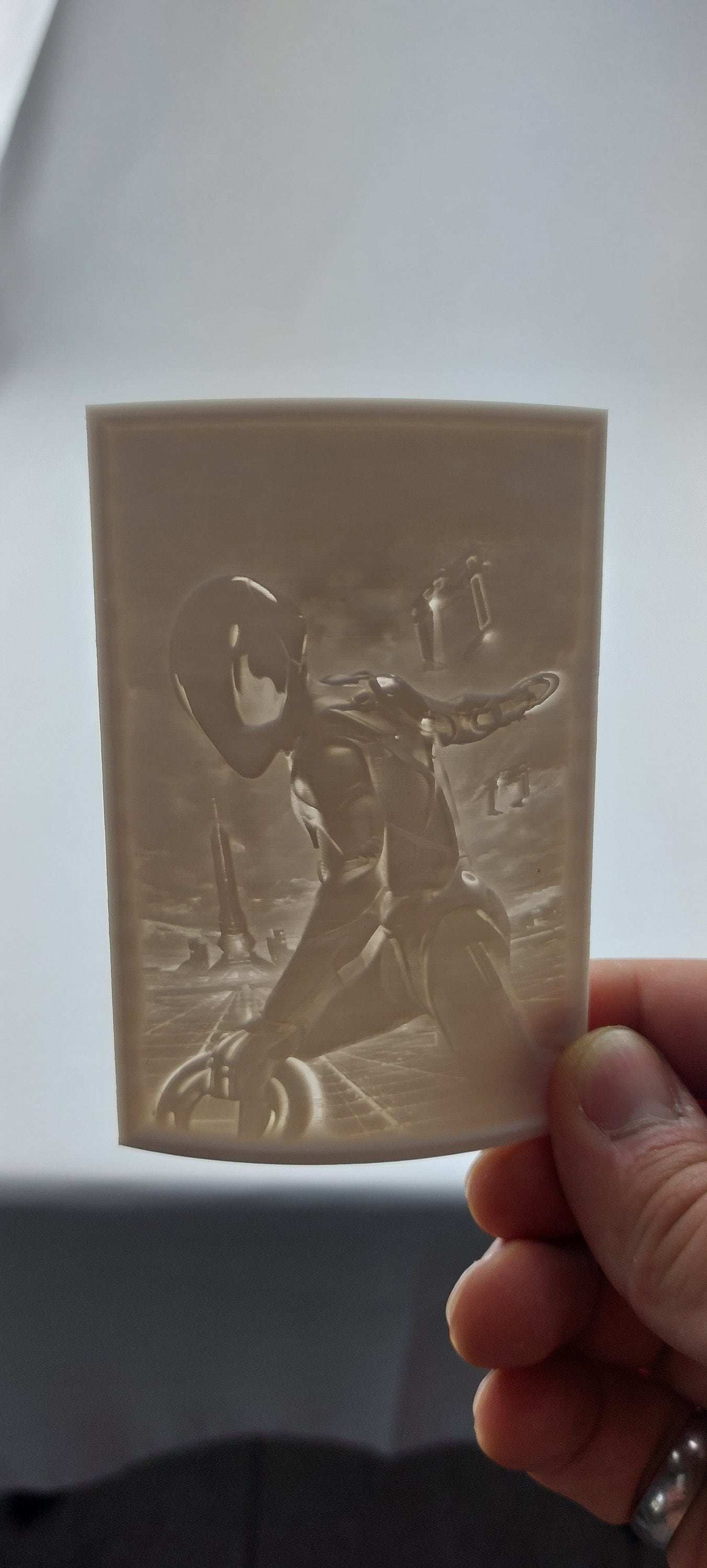 Custom Lithophane High Quality 3D Printed Standing Photographs - 3DEvricPrinting