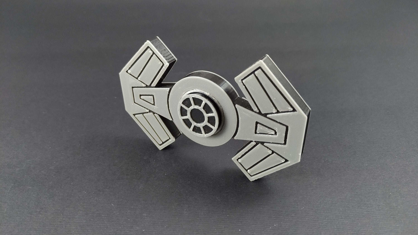 Darth Vader Tie Advanced Fidget Spinner: 3D Printed PLA Plastic - 3DEvricPrinting
