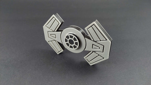 Darth Vader Tie Advanced Fidget Spinner: 3D Printed PLA Plastic - 3DEvricPrinting