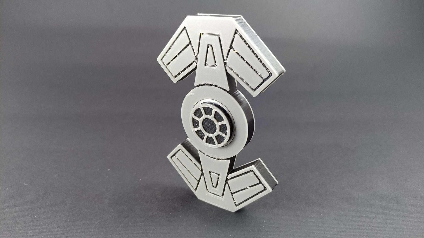Darth Vader Tie Advanced Fidget Spinner: 3D Printed PLA Plastic - 3DEvricPrinting
