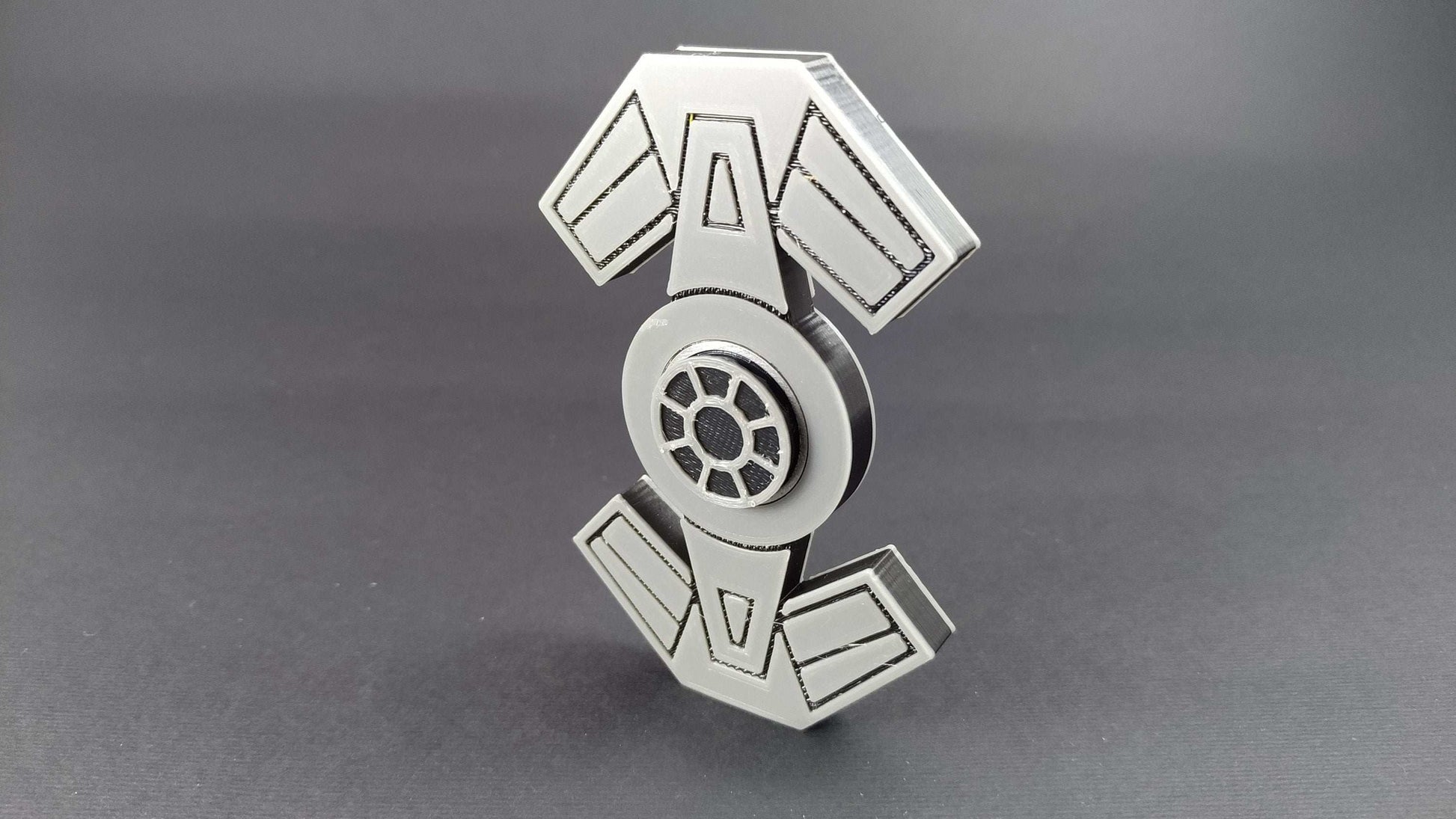 Darth Vader Tie Advanced Fidget Spinner: 3D Printed PLA Plastic - 3DEvricPrinting