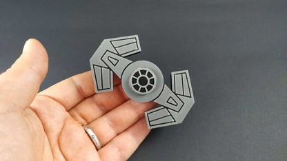Darth Vader Tie Advanced Fidget Spinner: 3D Printed PLA Plastic - 3DEvricPrinting