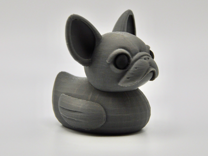 French Bulldog Duck 3D Printed Urban Companion Figurine