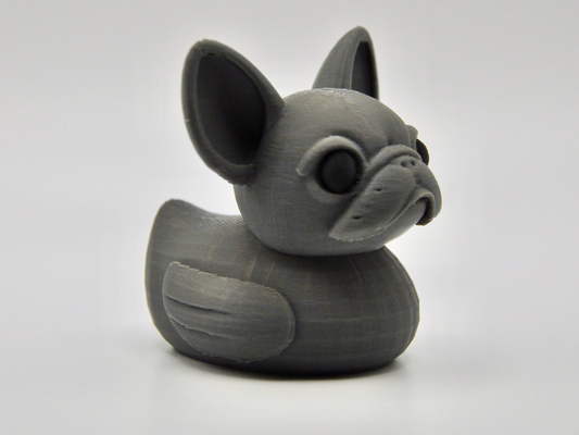 French Bulldog Duck 3D Printed Urban Companion Figurine