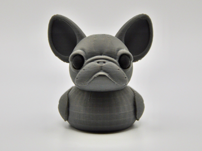 French Bulldog Duck 3D Printed Urban Companion Figurine