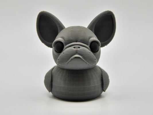 French Bulldog Duck 3D Printed Urban Companion Figurine