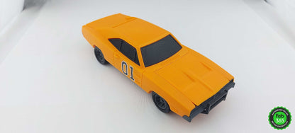 General Lee Dodge Charger 3D Printed Replica - Dukes of Hazzard Car (1/24 Scale) - 3DEvricPrinting