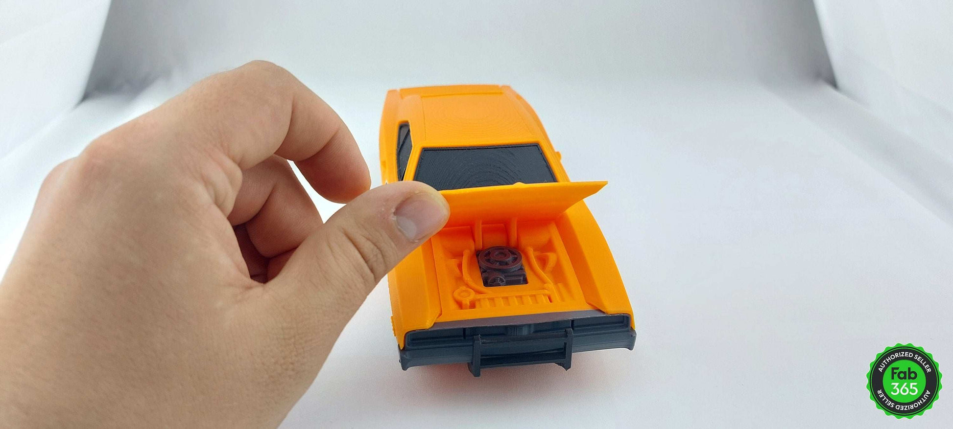 General Lee Dodge Charger 3D Printed Replica - Dukes of Hazzard Car (1/24 Scale) - 3DEvricPrinting