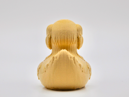 Golden Retriever Duck 3D Printed Friendly Companion Figurine