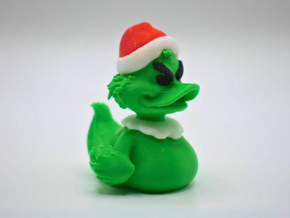 Grinch Duck 3D Printed Christmas Villain Figurine