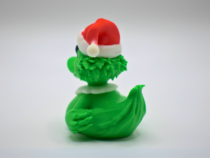 Grinch Duck 3D Printed Christmas Villain Figurine