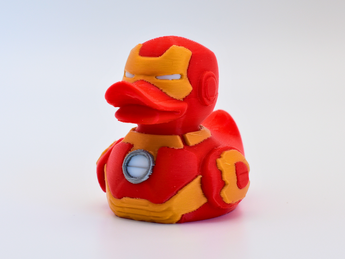 Iron Man Duck 3D Printed Armored Hero Figurine