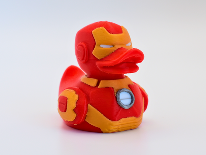 Iron Man Duck 3D Printed Armored Hero Figurine