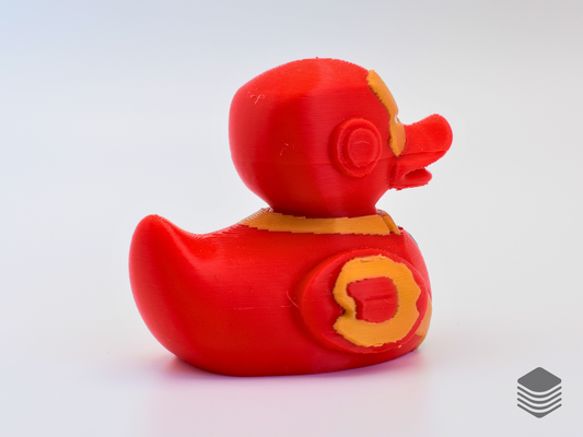 Iron Man Duck 3D Printed Armored Hero Figurine
