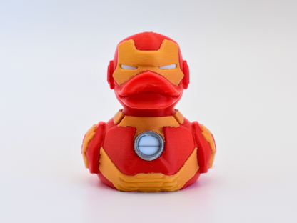 Iron Man Duck 3D Printed Armored Hero Figurine