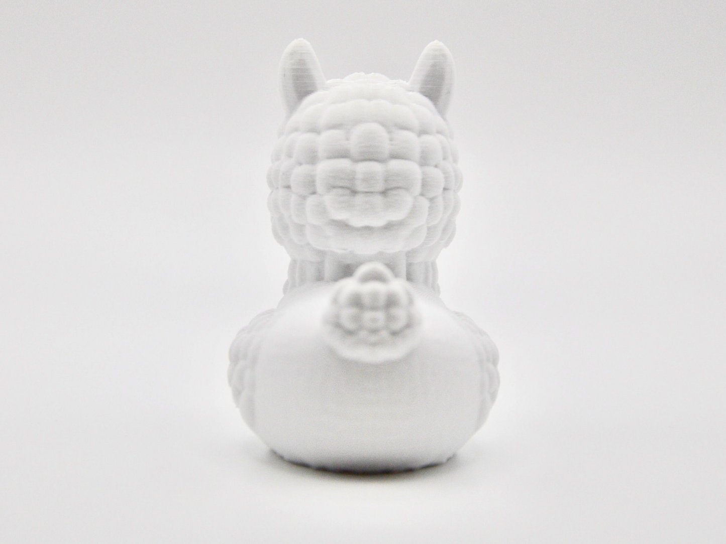 Llama Duck 3D Printed Andean Ambassador Figurine