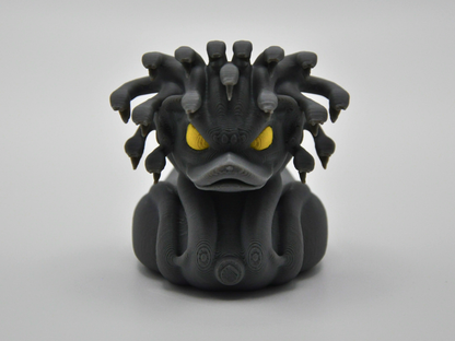 Medusa Duck 3D Printed Mythical Gorgon Figurine