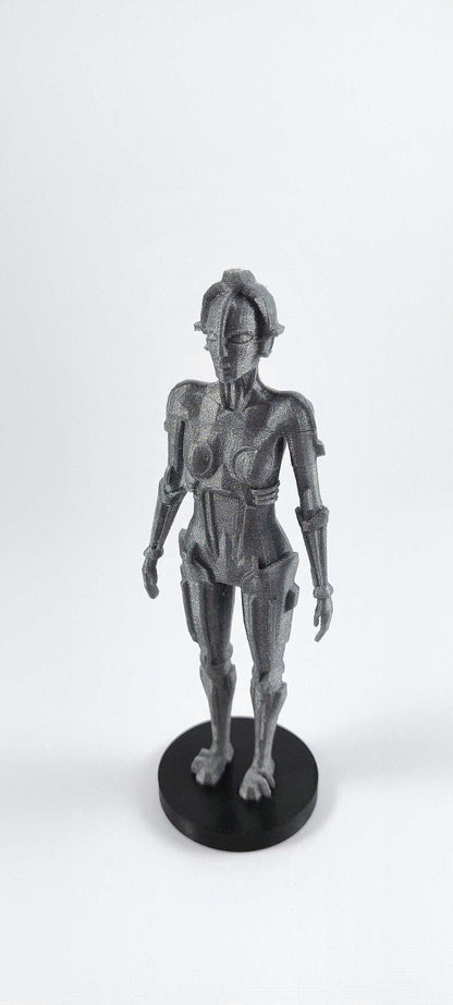 Metropolis Maria Robot Figure: 1927 Sci-Fi 3D Printed Model - 3DEvricPrinting