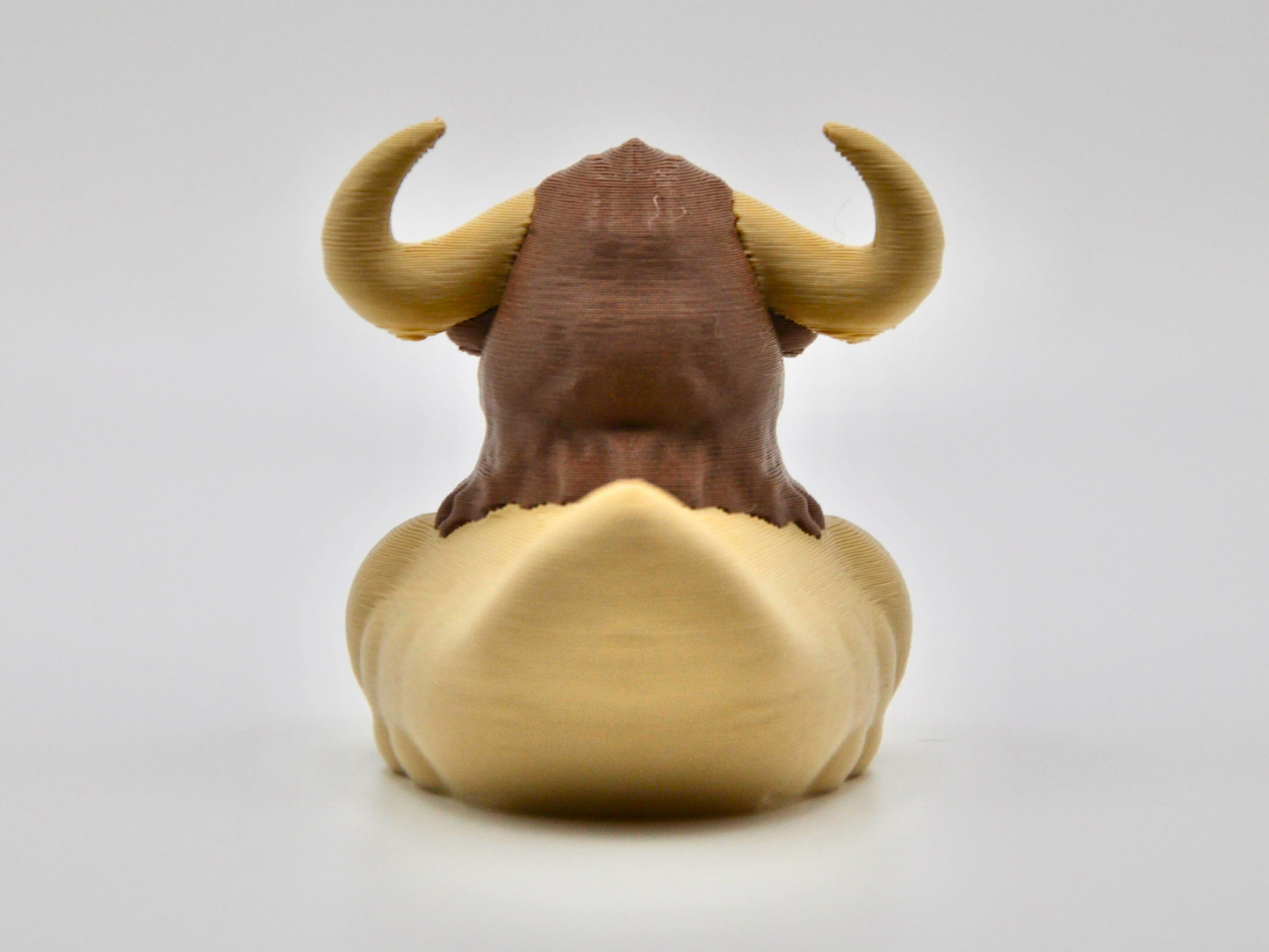 Minotaur Duck 3D Printed Mythical Labyrinth Guardian Figurine