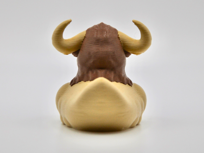 Minotaur Duck 3D Printed Mythical Labyrinth Guardian Figurine