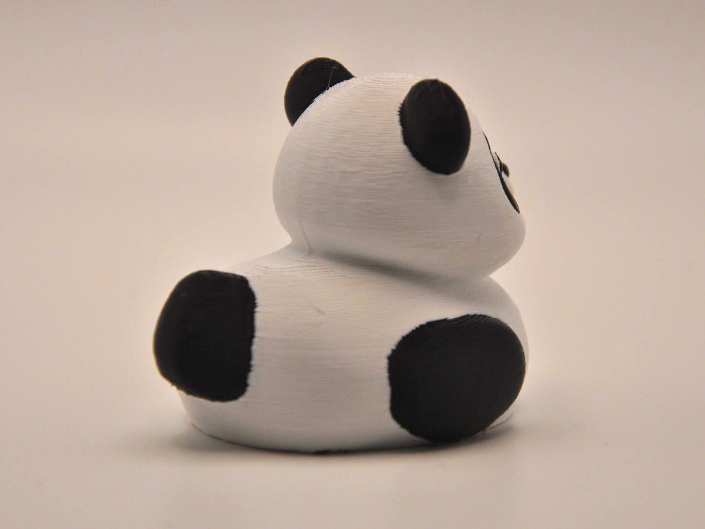 Panda Duck 3D Printed Bamboo Lover Figurine