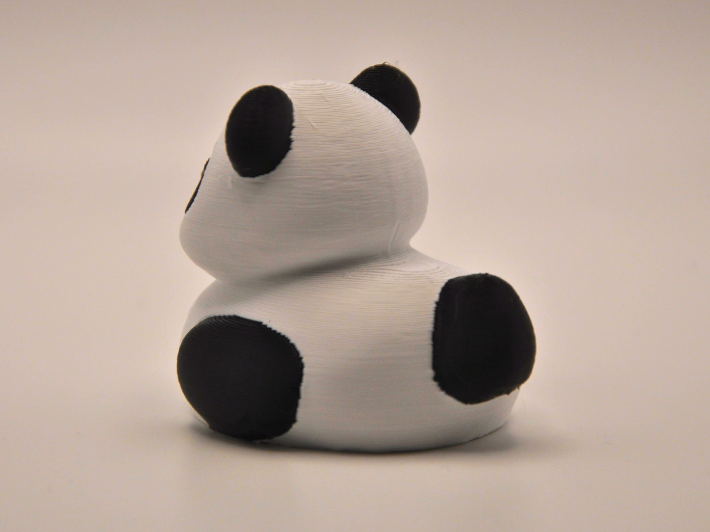 Panda Duck 3D Printed Bamboo Lover Figurine