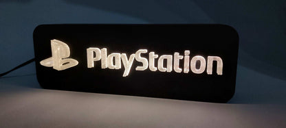 PlayStation Logo LED Lamp – Retro Backlit Table Light, Night Lamp and Gaming Room Decor - 3DEvricPrinting