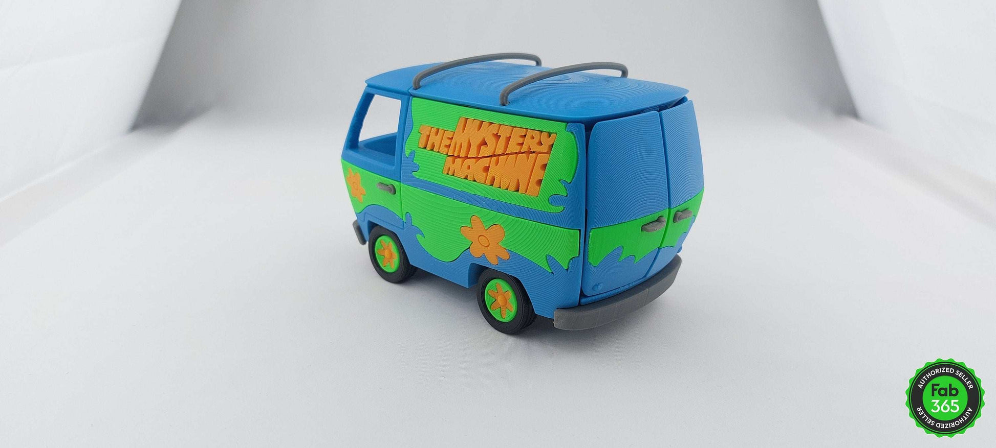 Scooby Doo Mystery Machine 3D Printed Car Replica – Collectible Cartoon Van Model - 3DEvricPrinting