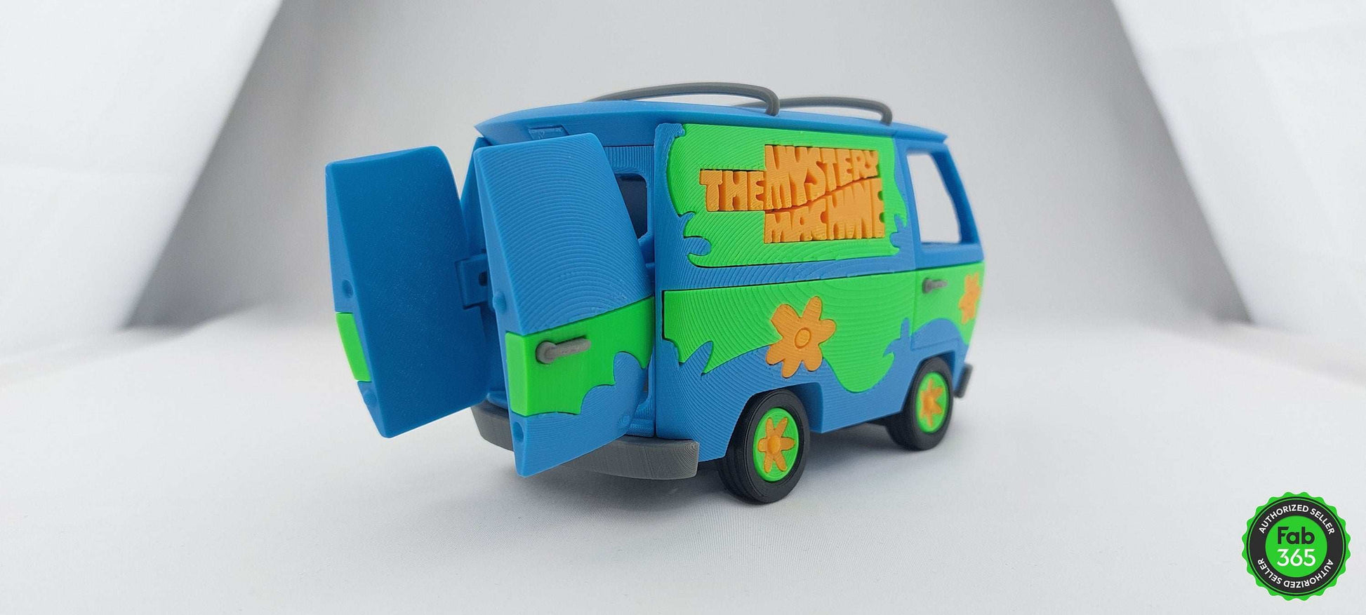 Scooby Doo Mystery Machine 3D Printed Car Replica – Collectible Cartoon Van Model - 3DEvricPrinting