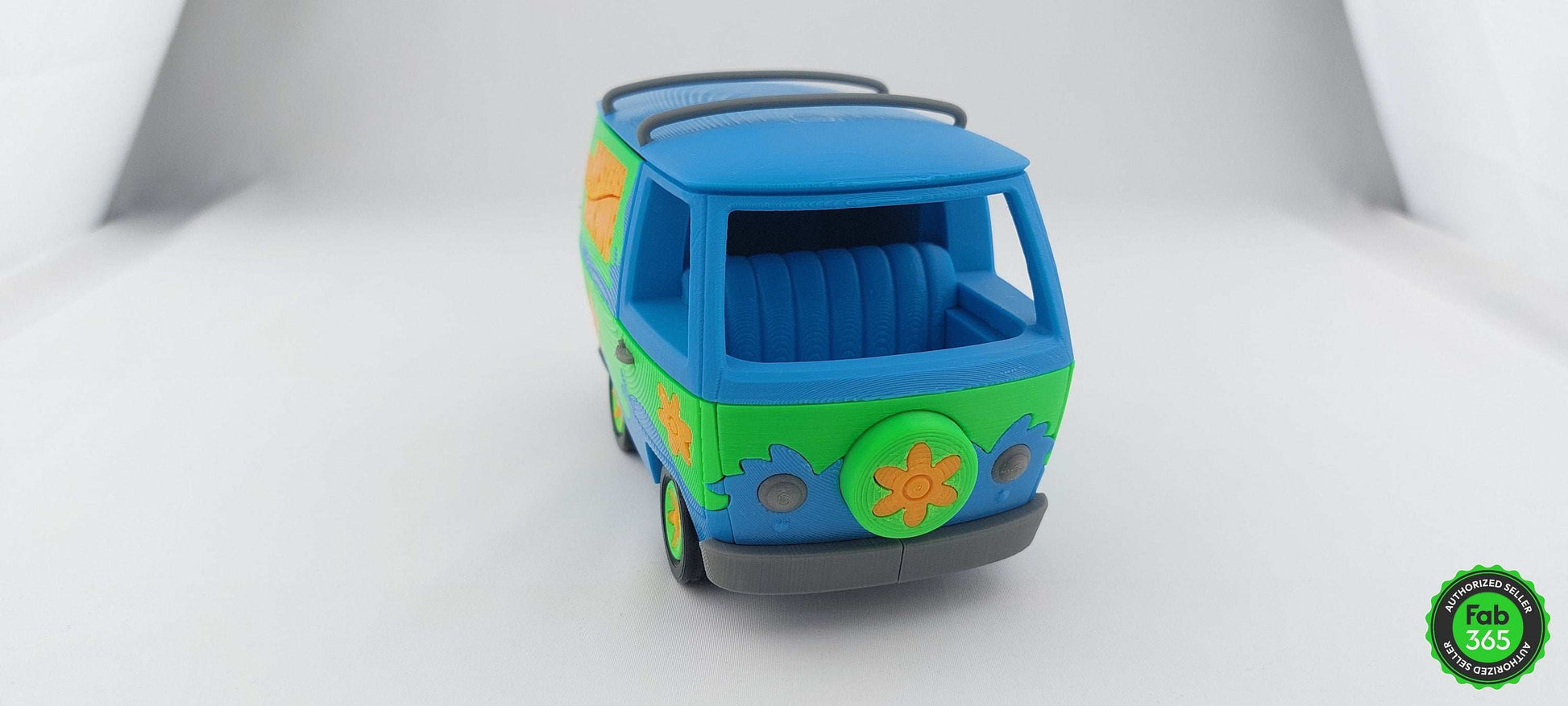Scooby Doo Mystery Machine 3D Printed Car Replica – Collectible Cartoon Van Model - 3DEvricPrinting