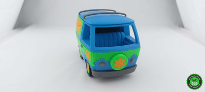 Scooby Doo Mystery Machine 3D Printed Car Replica – Collectible Cartoon Van Model - 3DEvricPrinting
