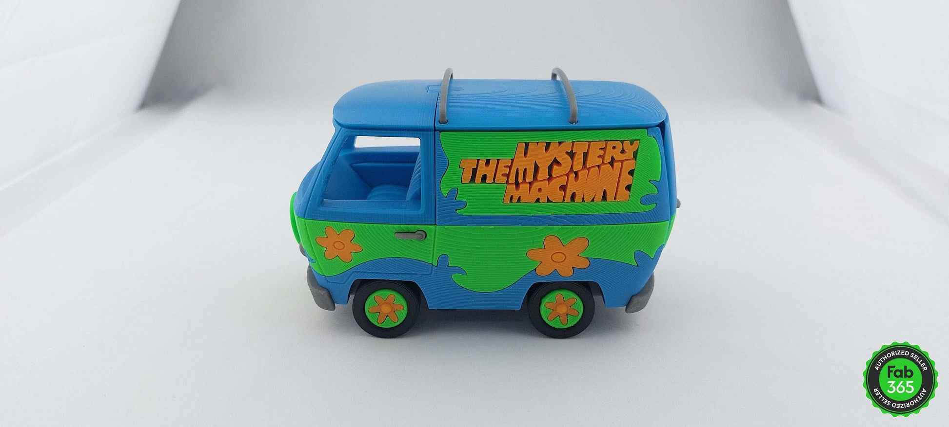 Scooby Doo Mystery Machine 3D Printed Car Replica – Collectible Cartoon Van Model - 3DEvricPrinting