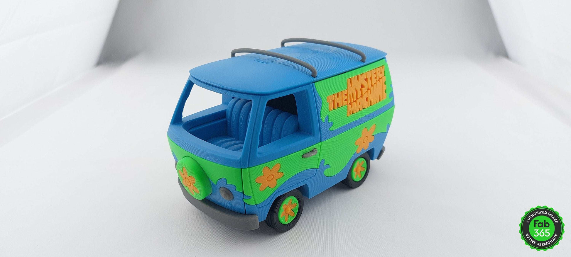 Scooby Doo Mystery Machine 3D Printed Car Replica – Collectible Cartoon Van Model - 3DEvricPrinting