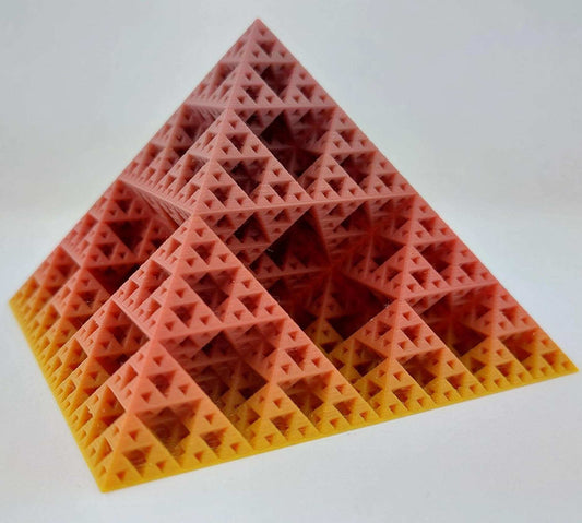 Sierpiński Triangle Pyramid: 3D Printed Fractal Sculpture - 3DEvricPrinting