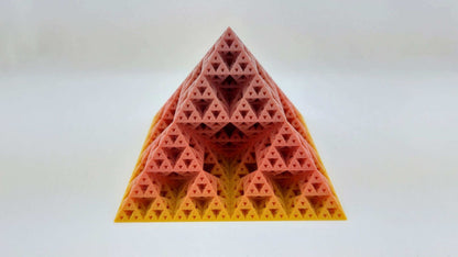 Sierpiński Triangle Pyramid: 3D Printed Fractal Sculpture - 3DEvricPrinting
