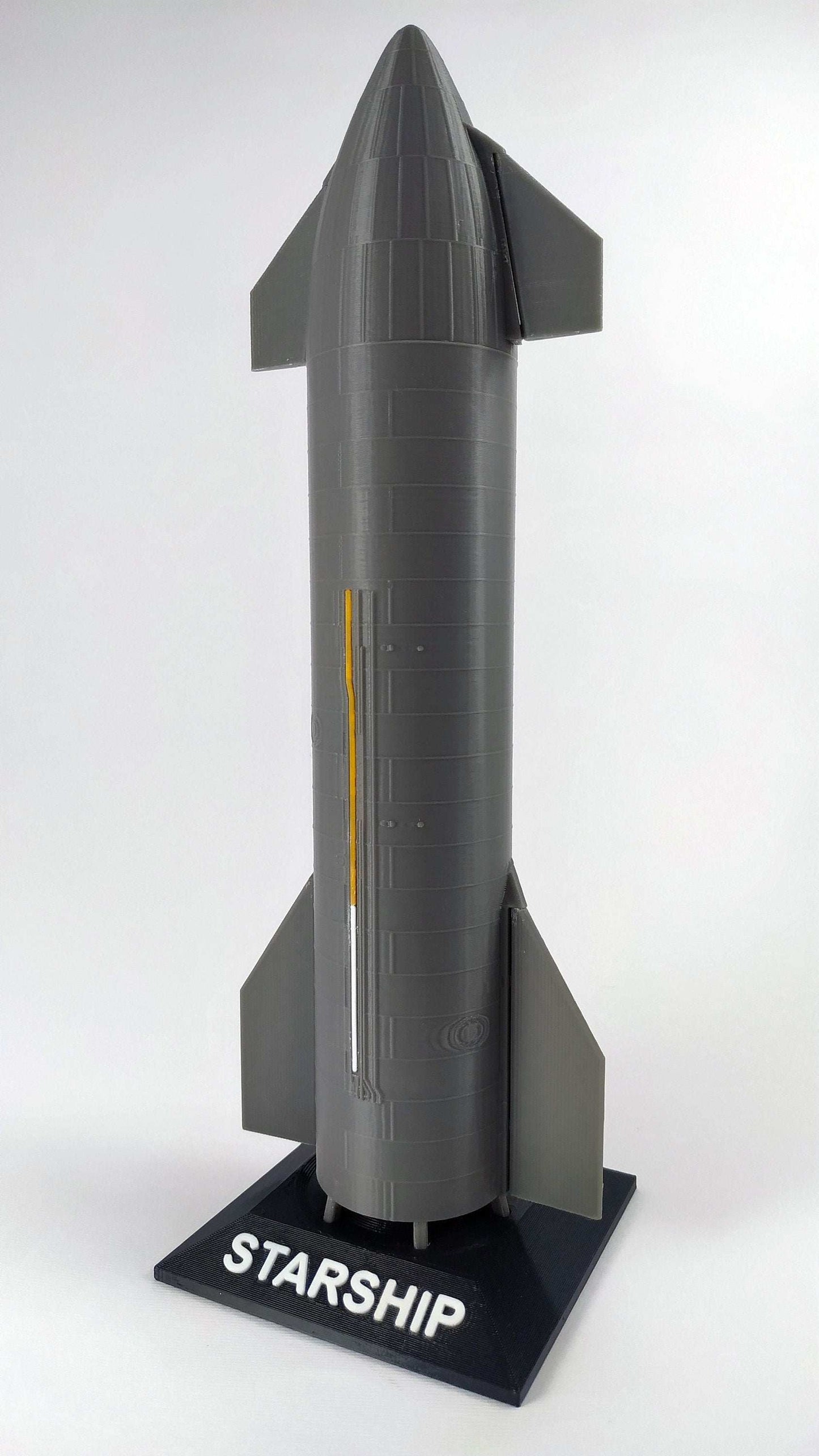 SpaceX Starship SN9 Rocket Model – 1:200 Scale Highly Detailed Collectible with Display Stand - 3DEvricPrinting