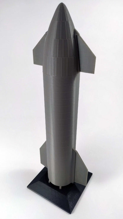 SpaceX Starship SN9 Rocket Model – 1:200 Scale Highly Detailed Collectible with Display Stand - 3DEvricPrinting