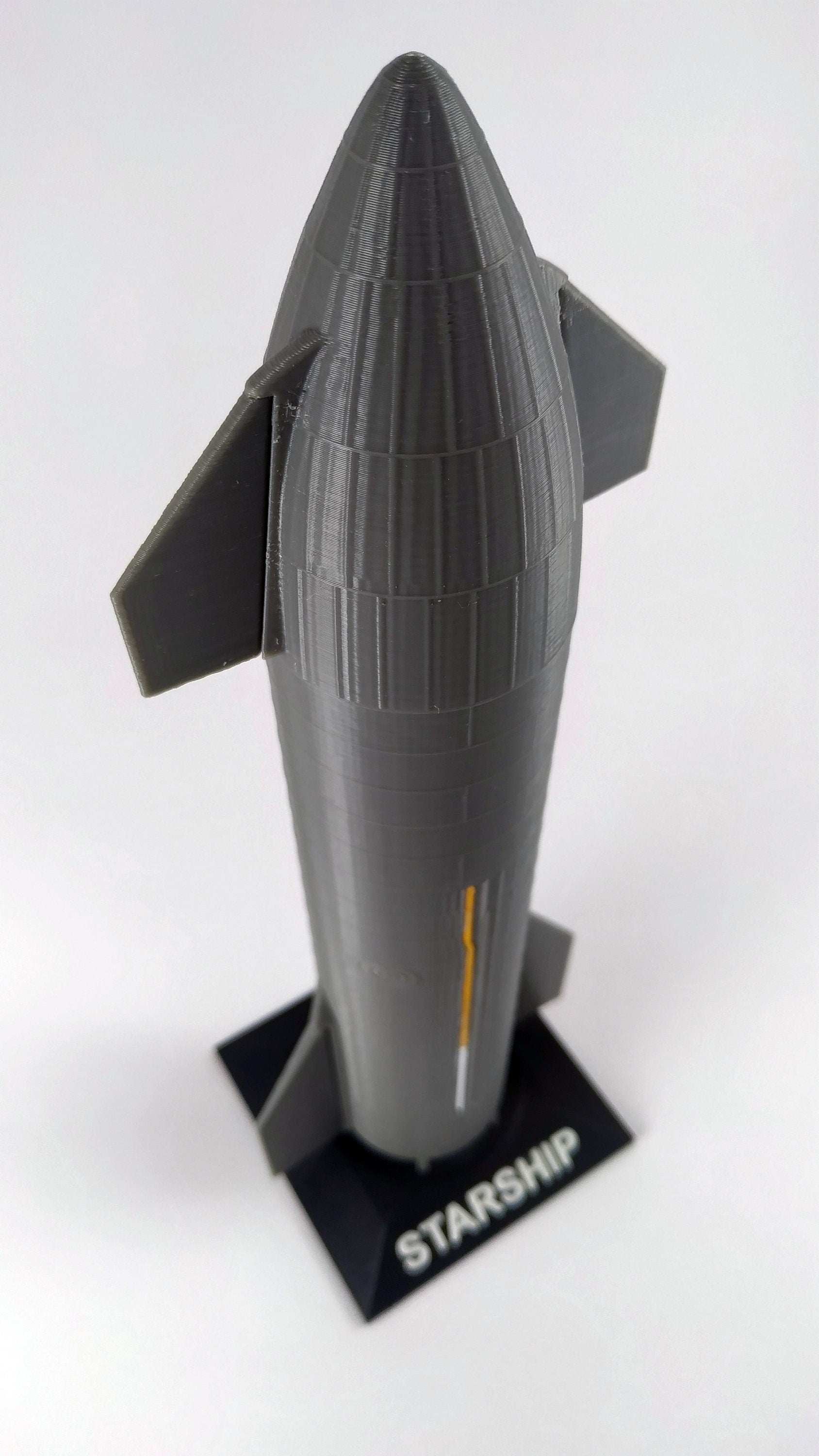 SpaceX Starship SN9 Rocket Model – 1:200 Scale Highly Detailed Collectible with Display Stand - 3DEvricPrinting