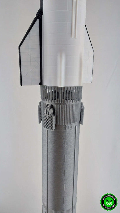 SpaceX Starship Super Heavy Booster 4 Model – Detailed 3D Printed First Stage Rocket for Collectors - 3DEvricPrinting