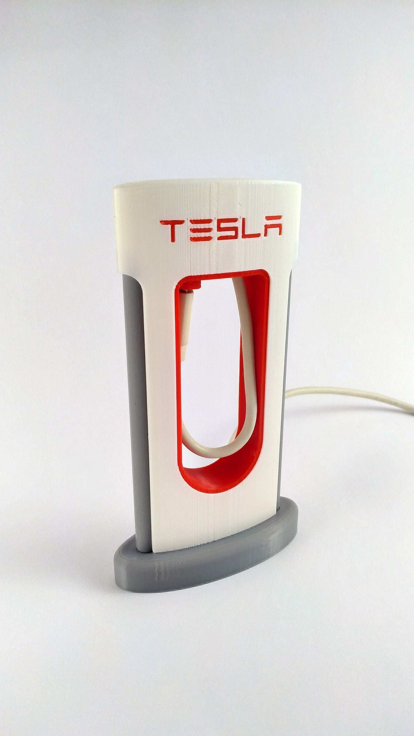 Tesla Supercharger smartphone iPhone, Android & other devices realistic charger - 3DEvricPrinting