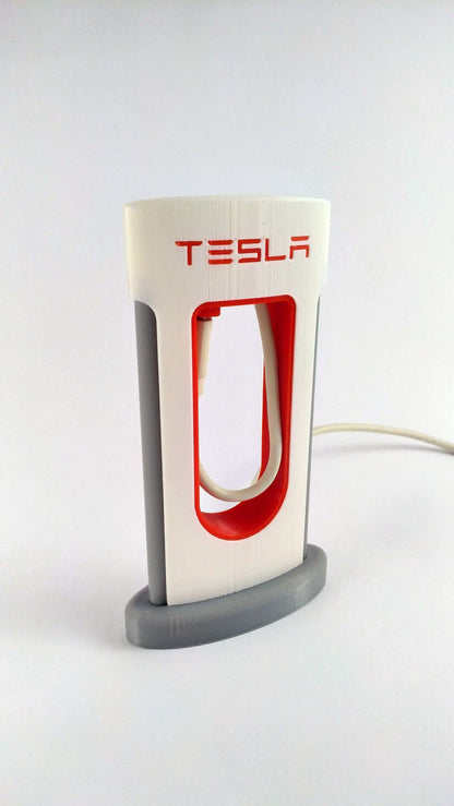 Tesla Supercharger smartphone iPhone, Android & other devices realistic charger - 3DEvricPrinting