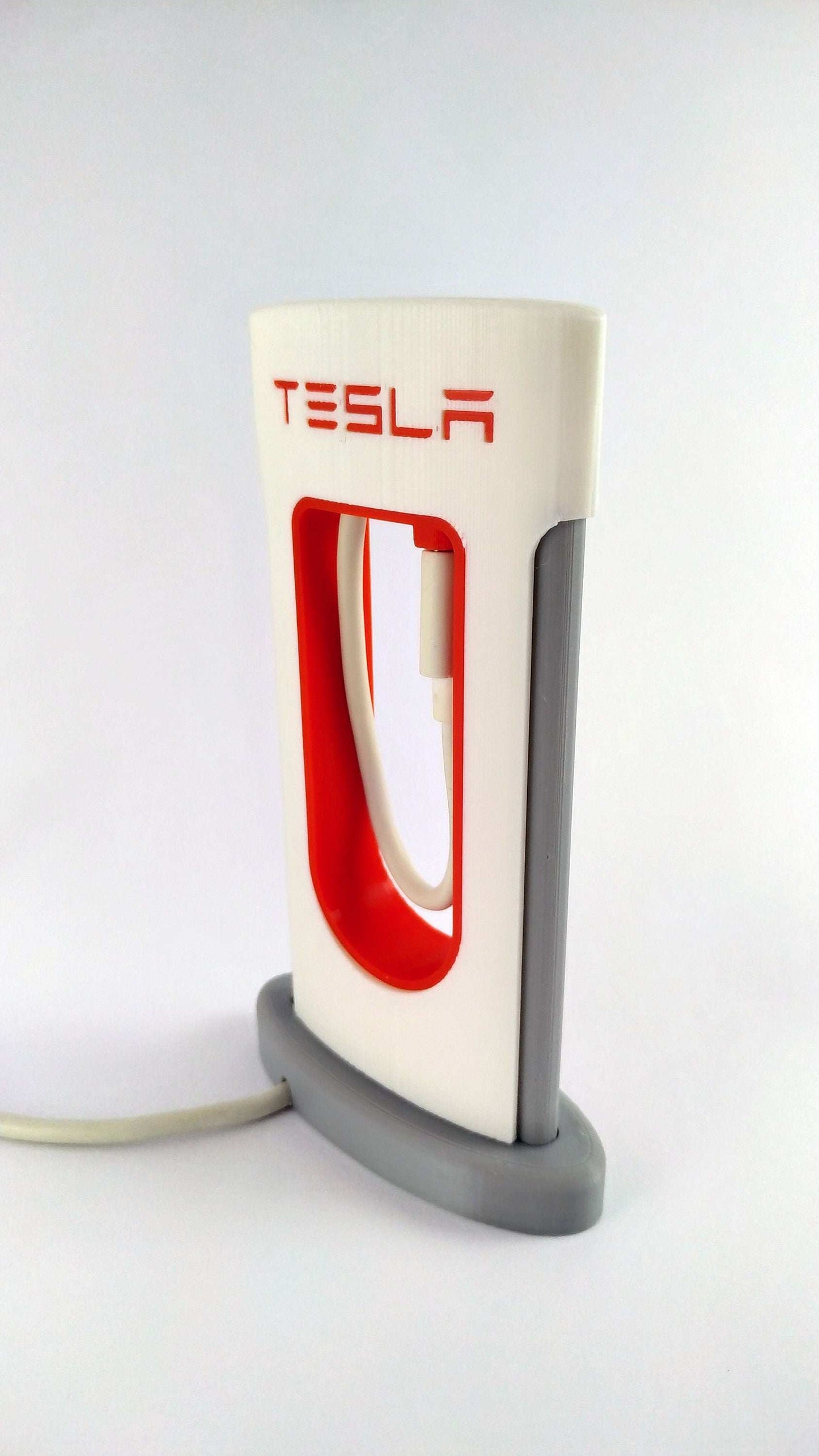 Tesla Supercharger smartphone iPhone, Android & other devices realistic charger - 3DEvricPrinting