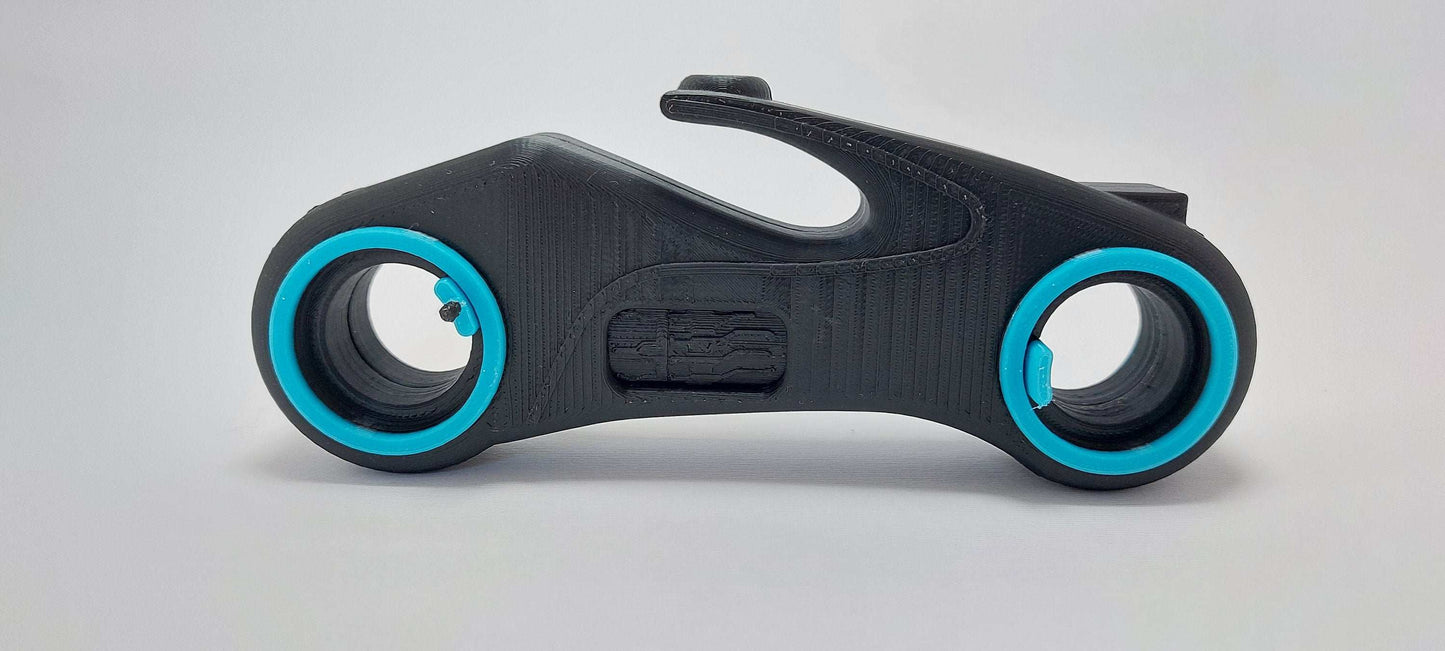 Tron Legacy Light Cycle 3D Printed Model – 5th Generation Dual Color Sci-Fi Motorcycle Replica - 3DEvricPrinting