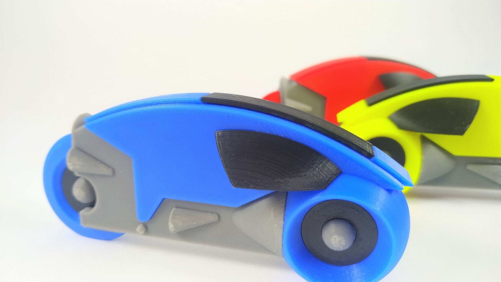 Tron Lightcycle 1982 Model Kit: 3D Printed Prop, 4-Piece Set - 3DEvricPrinting