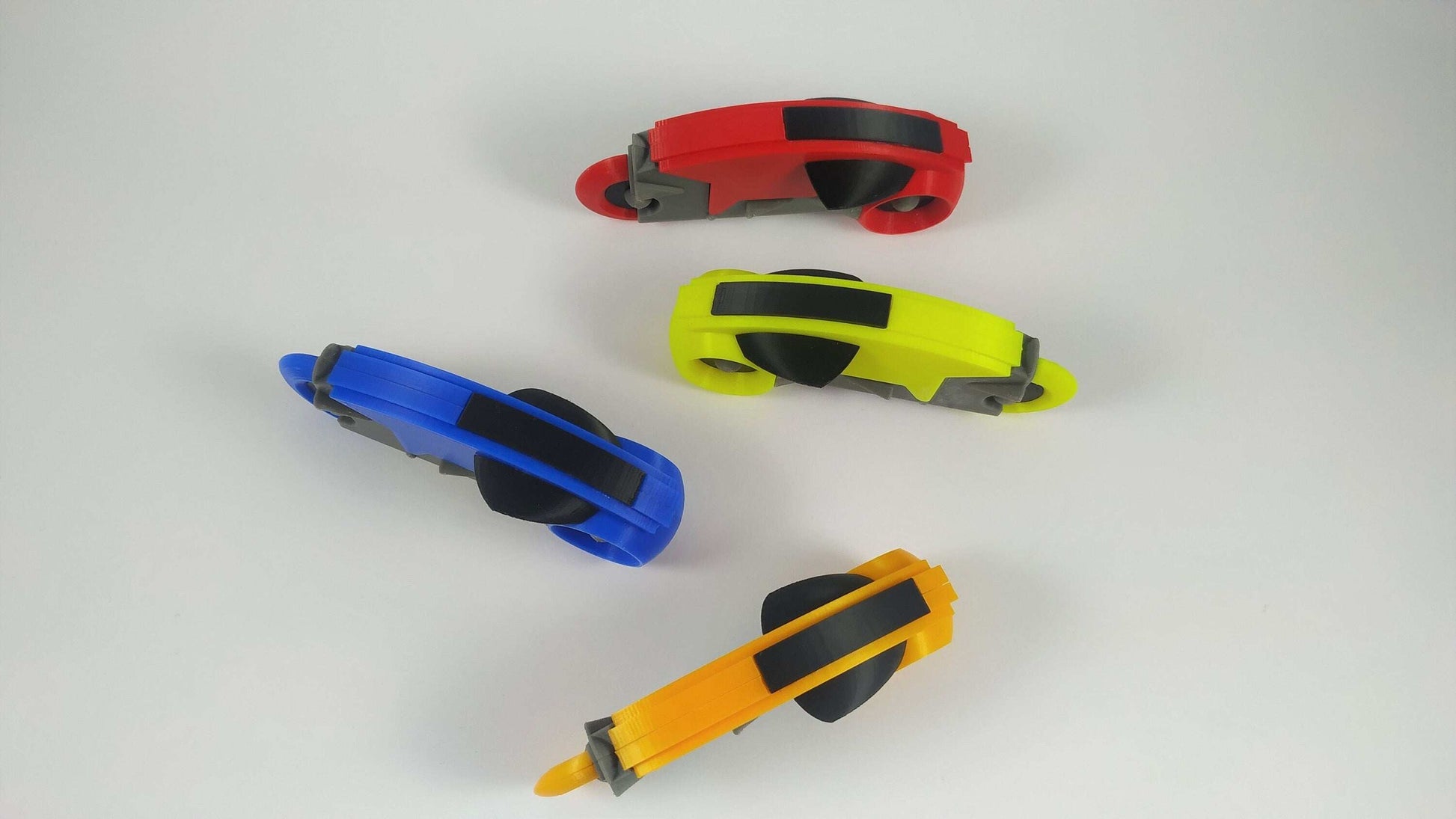 Tron Lightcycle 1982 Model Kit: 3D Printed Prop, 4-Piece Set - 3DEvricPrinting