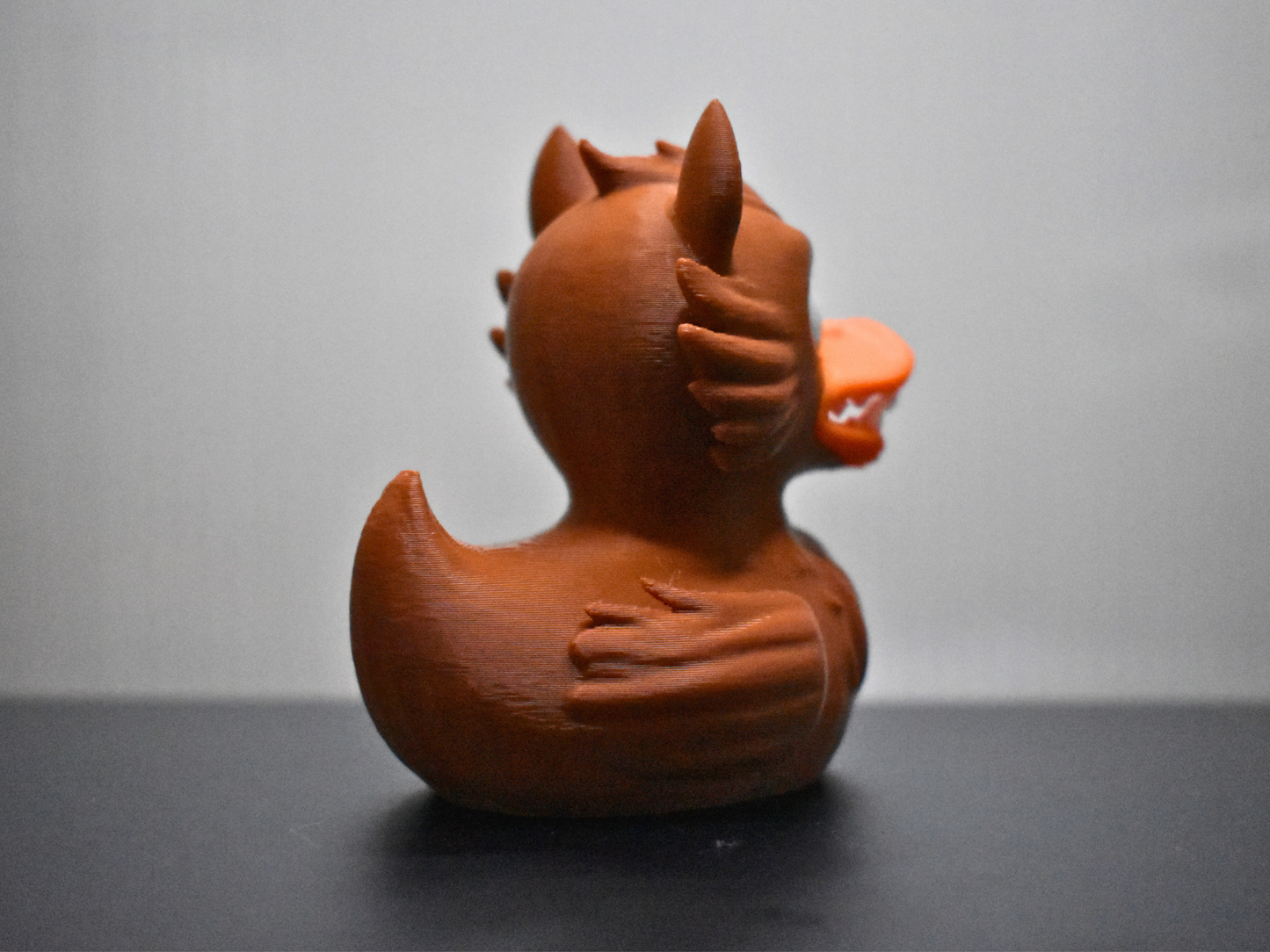 Werewolf Duck 3D Printed Full Moon Creature Figurine